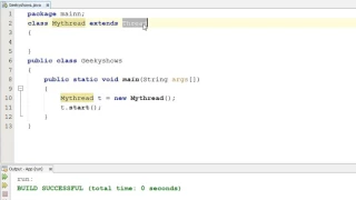 307 Not overriding run Method in Java Programming Hindi