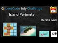 island perimeter island perimeter leetcode leetcode 463 iterate grid