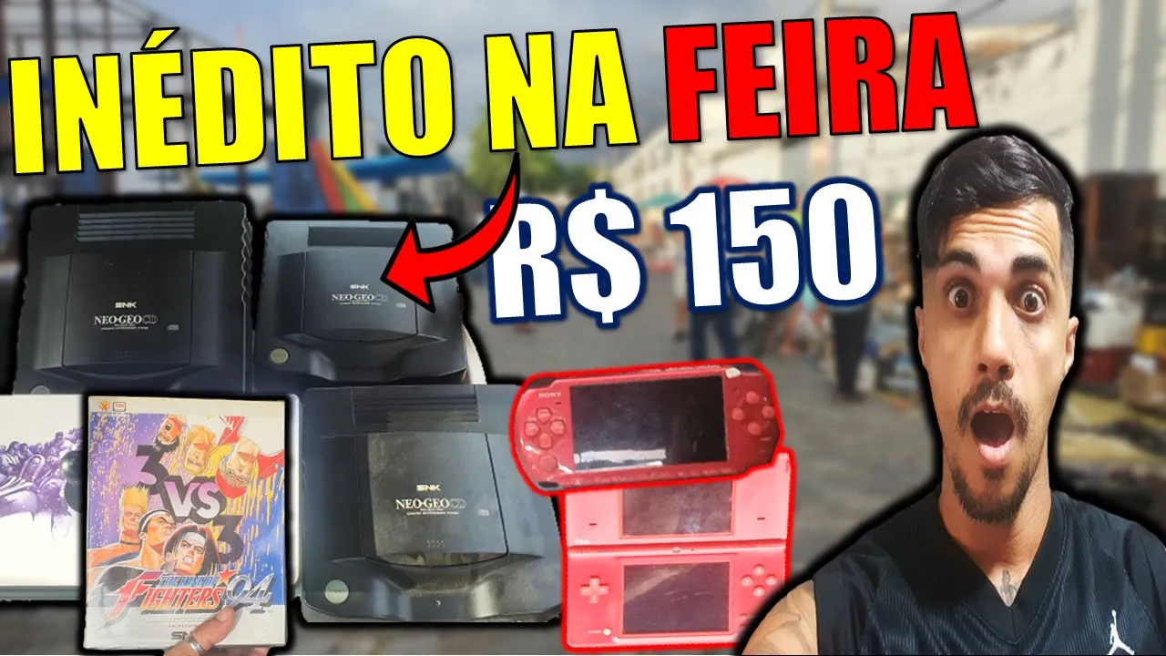 CAÇADA GAMER 3 NEO GEO CD E LOTE DE JOGOS PS3 NINTENDO WII LOTE DE SUPER NINTENDO NA FEIRA DO ROLO