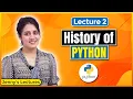 History of Python Python Tutorials for Beginners
