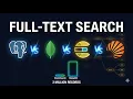 Full-Text Search Explained How It Works PostgreSQL vs MongoDB vs ElasticSearch vs Apache Solr