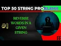 Reverse words in a givern string Solution Java Ranveer Kumar