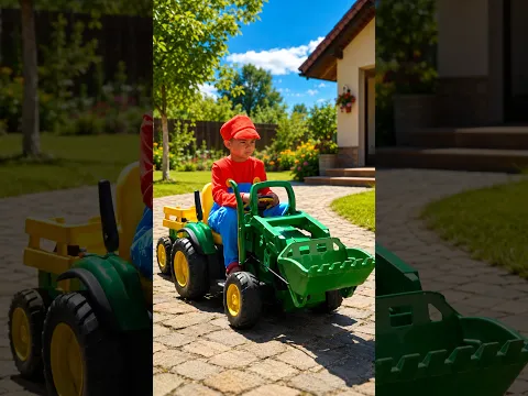 Mario-mekaanikko kiirehtii traktorilla korjaamaan Žigulia! 🔧🍄