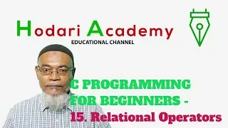 C Programming for Beginners - 15 Relational Operators