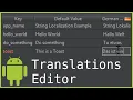 How to set multiple languages in android String Resources Translations Editor -