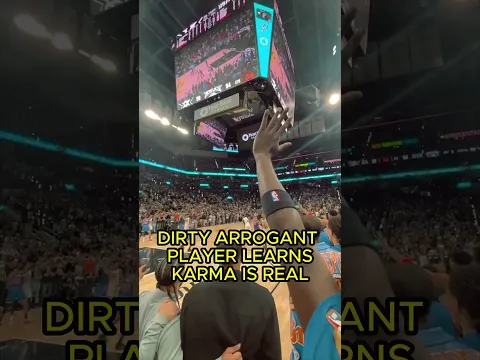 Arrogant player gets instant KARMA! #nba #basketball #karma