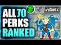 ULTIMATE Fallout 4 Perks Guide Ranking ALL 70 Perks