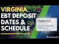 Virginia Food Stamps Deposit Dates Payment Schedule