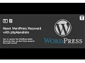 How to Reset WordPress Admin Password with phpMyAdmin - cPanel