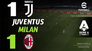 🔴 Juventus - Milan 1 - 1 | HIGHLIGHTS | Serie A 2026/27 | Partita Simulazione eFootball