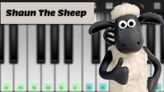 عزف وتعليم اغنيه الخروف شون ذا شيب Shaun The Sheep Easy Slow Perfect Piano 