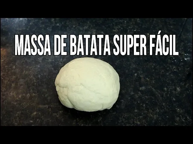 MASSA DE BATATA FÁCIL PARA SALGADOS ASSADOS POR: SUSSA RODRIGUES