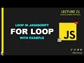 for loop in javascript 2024 I for loop in javascript urdu