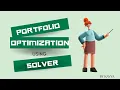 Portfolio Optimization Using Excel Step-by-Step