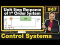 Unit Step Response of 1st Order System Explained Basics Derivation and Graphical Understanding