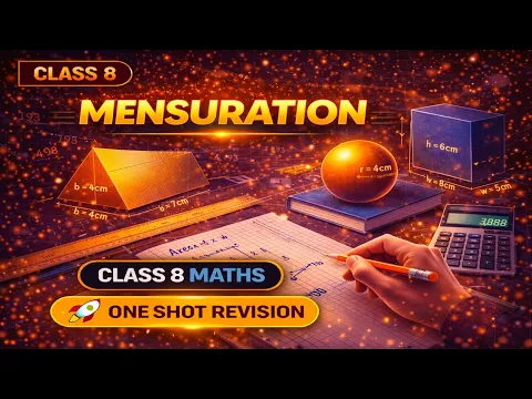 CBSE Class 8 Maths Mensuration Animation in English digitalguruji3147 - Mathematics video for Grade 8