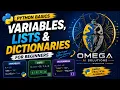 Variables lists tuples and dictionaries in Python