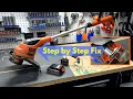 Broken Weed Whacker Not the Battery Step by Step Fix Black Decker LST220