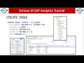 02 CREATE INSERT UPDATE SELECT SQL in Native HANA