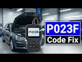 How To Fix P023F Code - Fuel Pump Secondary Circuit Open Fix