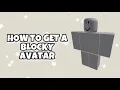 How to get a Blocky avatar in Roblox