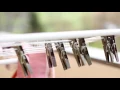 Laundry Dryer Clips in Wind - Stock Footage Hive 7208222