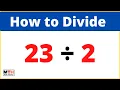 23 divided by 2 23 2