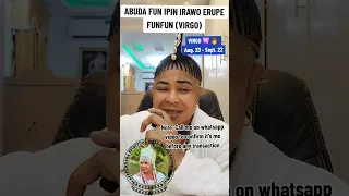 abuda fun ipin irawo erupe funfun virgo for more details whatsapp only 0 8 0 2 3 0 8 8 3 9 1