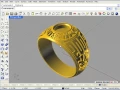 3D Graduation Ring Part 1 Rhino 4 0