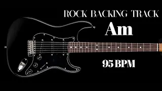 guitar rock ballade backing track in a minor