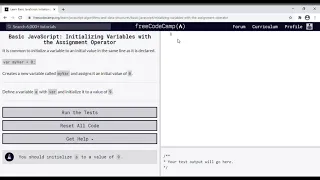 06 - Learn Basic JavaScript
