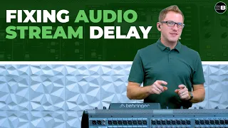 behringer x32 streaming tips how to delay audio to video