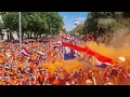 Nederlanders eerste keer los op Van Links naar Rechts in Berlijn 25 juni 2024.