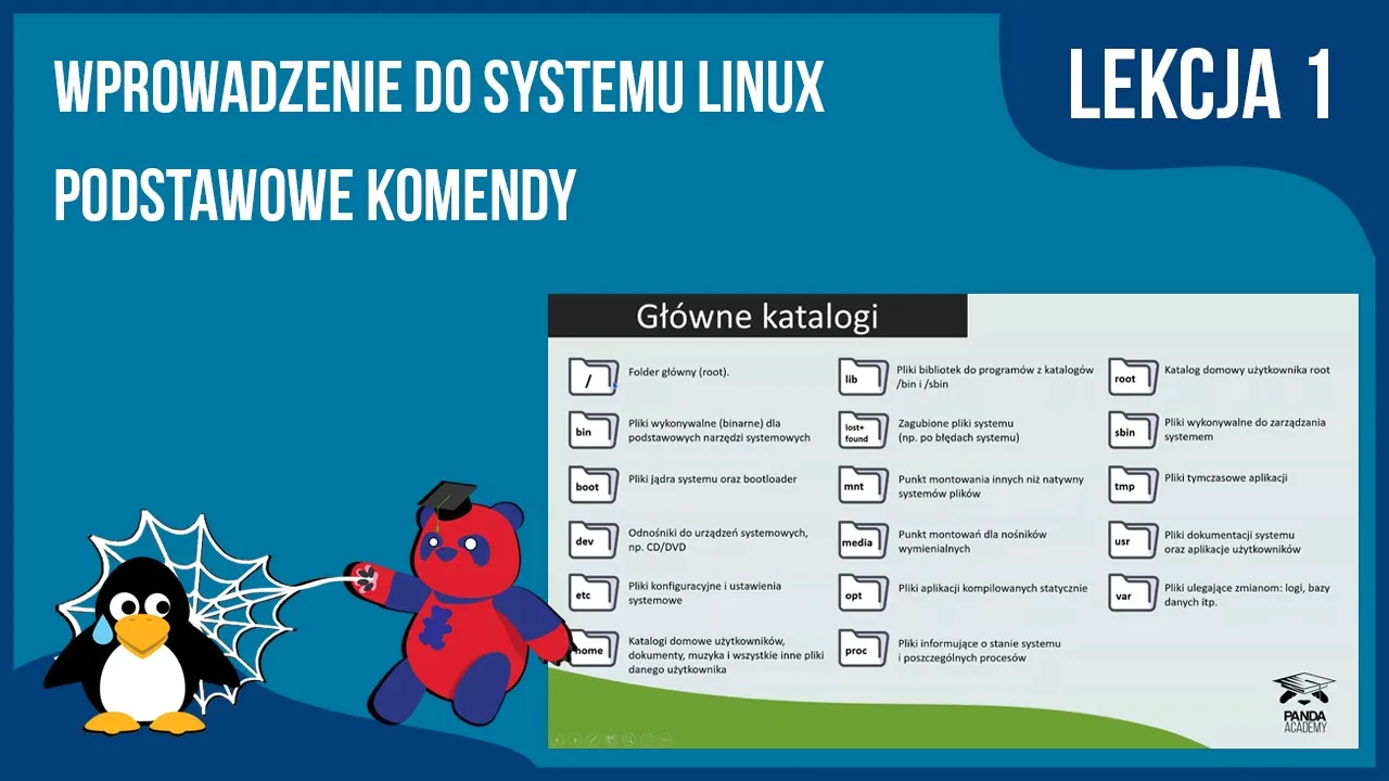Lekcja 1: Wprowadzenie do Linuxa i podstawowe komendy 🐧🕸 Kurs Linux i sieci