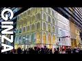 Ginza during the Christmas season. A beautiful night walk illuminated by lights | 4K Night Walk 2025