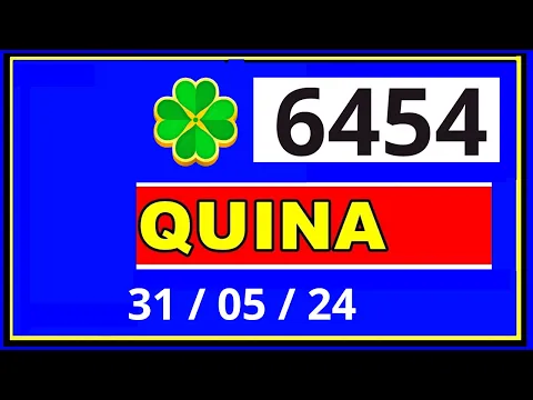 Download MP3 Quina 6454 - Resultado da Quina Concurso 6454