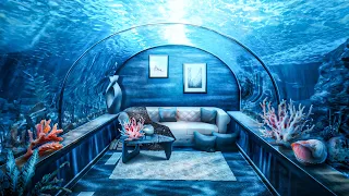 Underwater Room Ambience Deep Underwater Sounds For Sleep Relaxation Ocean Sounds 10 Hours 