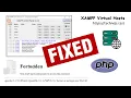 FIX - You don t have permission to access this resource Forbidden Localhost XAMPP Control Panel