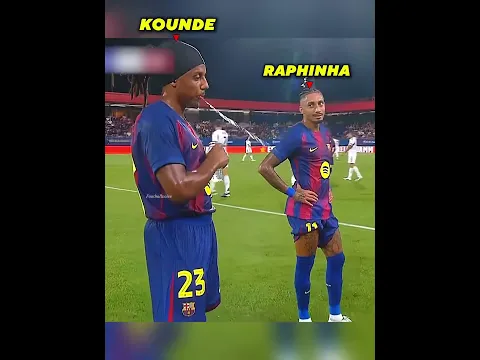 Raphinha & Yamal Reaction to Kounde😅
