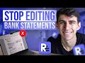 STOP Editing Your Bank Statements Legal Safe Method to Redact Bank Statement PDFs