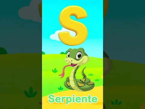 Aprende Abecedario con Animales | R de Rinoceronte, S de Serpiente, T de Tigre