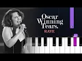 RAYE - Oscar Winning Tears. (Piano Tutorial)