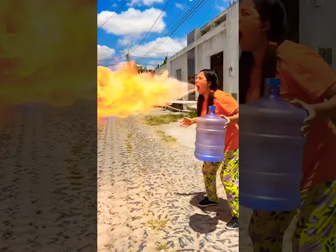Mamãe cuspindo fogo