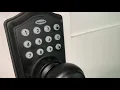 DIY How to Restore Factory Settings On Honeywell Digital Door Knob Tutorial Honeywell Digital Knob