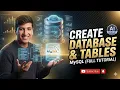 Create Database Tables in MySQL Urdu Hindi MySQL Tutorial for Beginners Lecture 29