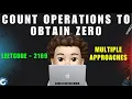 Count Operations to Obtain Zero Multiple Approaches Leetcode 2169 codestorywithMIK