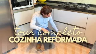 TOUR COMPLETO PELA COZINHA REFORMADA | EDUARDO WIZARD