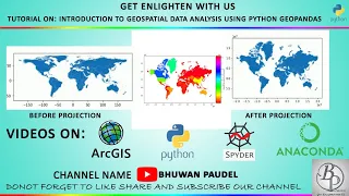 Introduction to Geospatial Data analysis using Python Geopandas ARCGIS PYTHON GEOPANDAS
