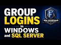 SQL Server Group Logins Explained Windows Group Login SQL Server Security SQL DBA Course
