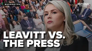 Karoline Leavitt vs the Press Press Secretary s Biggest Moments